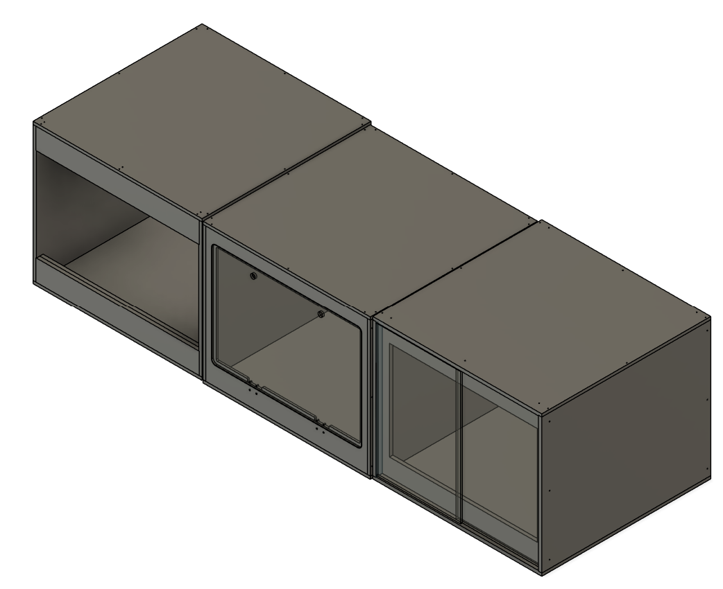2' x 2' x Height(16",20",24")