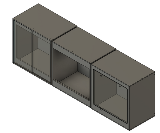 2' x 16” x Height(16",20",24")