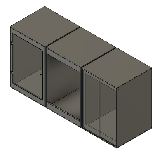 2' x 2' x Height(30",36",48")