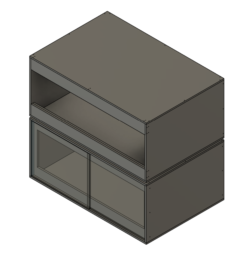 3' x 2' x Height(16",20",24")
